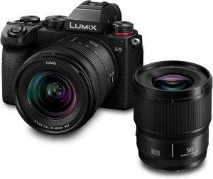 🤴 Panasonic LUMIX S DC-S5KCE-EG, Vollformatkamera, Allround-Set mit zwei Objektiven: S-R2060 (20-60 mm, F3,5-5,6) und S-S50 (50 mm, F1,8)1387,39€ statt 1899,00€ - 27,00 % 🔥🚚 Verkauft und Versand durch Amazon UK286 Bewertungen: 4.5 / 5.0 ⭐️⭐️⭐️⭐️⭐️🛒 zu Amazon https://www.amazon.de/dp/B09CQF6FCH/?th=1&%3Bpsc=1&%3Btag=preisfehlerheute-21&tag=preisfehlerheute-21