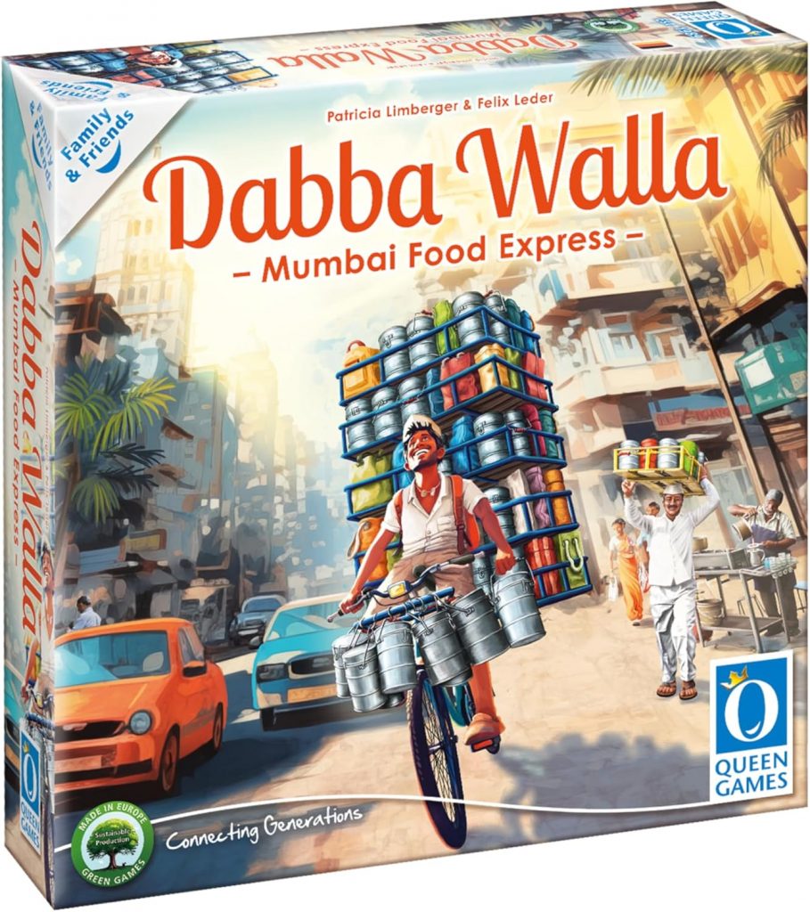 🤴 Queen Games Dabba Walla Mumbai Food Express - Brettspiele Spaß ab 8 Jahren für 2-4 Spieler, Familienspiel, Gesellschaftsspiele für Erwachsene & Kinder34,76€ statt 49,99€ - 31,00 % 🔥🚚 Verkauft von Mogli-distribution und Versand durch Amazon29 Bewertungen: 4.4 / 5.0 ⭐️⭐️⭐️⭐️🛒 zu Amazon https://www.amazon.de/dp/B0CY587HD8/?amp%3Btag=preisfehlerheute-21&tag=preisfehlerheute-21
