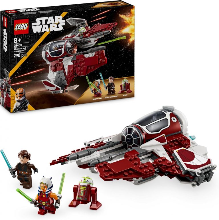 🤴 LEGO Star Wars 75401 Ahsokas Jedi Interceptor, Sternenjäger für Fans von The Clone Wars, Ahsoka Tano & Anakin Skywalker Minifiguren, mit Lichtschwertern und R7-A7, für Jungen und Mädchen ab 8 Jahren28,99€ statt 44,99€ - 36,00 % 🔥🚚 Verkauft durch Amazon und Versand durch Amazon1,230 Bewertungen: 4.6 / 5.0 ⭐️⭐️⭐️⭐️⭐️🛒 zu Amazon https://www.amazon.de/dp/B0DHSCSY1G/?amp%3Btag=preisfehlerheute-21&tag=preisfehlerheute-21