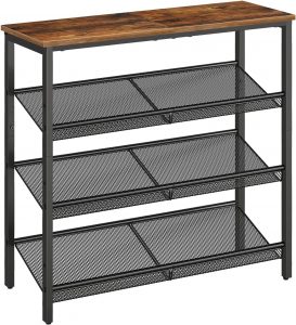 🤴 HOOBRO Schuhregal, 4 Schuhablage, Schuhschrank, verstellbares Metallgitterregal, Geräumige Oberseite, für 12-15 Paar Schuhe, Eingang, Korridor, Industrie, vintagebraun-schwarz EBF42XJ0139,83€ statt 54,99€ - 28,00 % 🔥🚚 Verkauft von Hoobro Direct und Versand durch Amazon1,511 Bewertungen: 4.6 / 5.0 ⭐️⭐️⭐️⭐️⭐️🛒 zu Amazon https://www.amazon.de/dp/B0B9MYTN1N/?th=1&%3Bpsc=1&%3Btag=preisfehlerheute-21&tag=preisfehlerheute-21