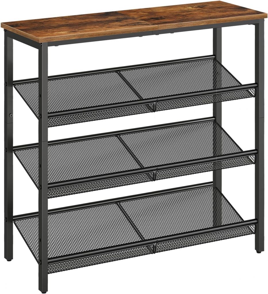 🤴 HOOBRO Schuhregal, 4 Schuhablage, Schuhschrank, verstellbares Metallgitterregal, Geräumige Oberseite, für 12-15 Paar Schuhe, Eingang, Korridor, Industrie, vintagebraun-schwarz EBF42XJ0139,83€ statt 54,99€ – 28,0 🔥🚚 Verkauft von Hoobro Direct und Versand durch Amazon1,511 Bewertungen: 4.6 / 5.0 ⭐️⭐️⭐️⭐️⭐️🛒 zu Amazon https://www.amazon.de/dp/B0B9MYTN1N/?th=1&tag=preisfehlerheute-21#038;psc=1&tag=preisfehlerheute-21