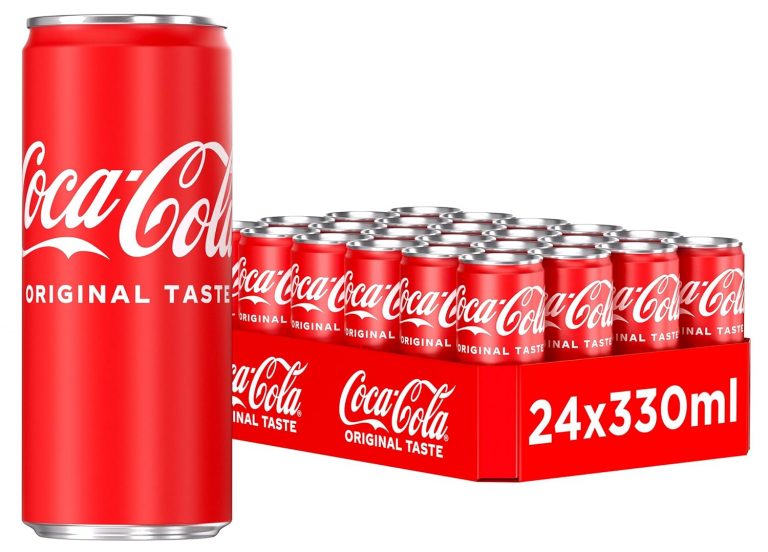 Coca-Cola Classic - prickelndes Erfrischungsgetränk mit unverwechselbarem Coke-Geschmack - koffeinhaltiger Softdrink in Einweg Dosen (24 x 330 ml)11,96€ statt 23,76€➡️ https://www.amazon.de/dp/B01CFWDNF4/?tag=preisfehlerheute-21