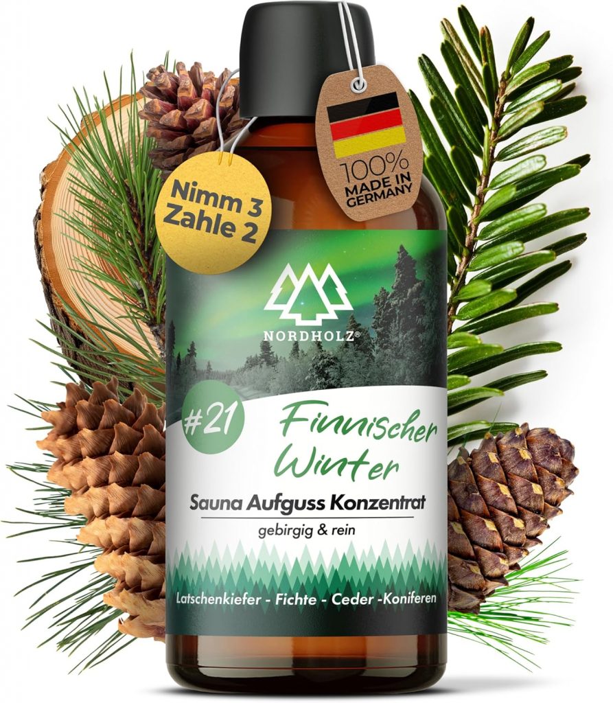 👑 Saunaaufguss [54 Sorten 15ml, 100ml, 250ml] – Sauna Aufgussmittel für intensive & erholsame – Sauna Zubehör (#21 Finnischer Winter, 100ml)8,94€ statt 12,99€ – 32,0 🔥🚚 Verkauft und Versand durch Little Dragon GmbH48 Bewertungen: 4.4 / 5.0 ⭐️⭐️⭐️⭐️🛒 zu Amazon https://www.amazon.de/dp/B0CN7CRQ15/?th=1&tag=preisfehlerheute-21#038;psc=1&tag=preisfehlerheute-21