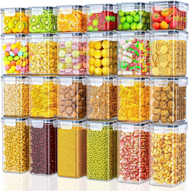 Storivo Food storage Vorratsdosen 24er Set – luftdichte Aufbewahrungsbox mit Deckel, Küchen Organizer für Mehl, Zucker, Müsli & mehr, inkl. Etiketten & Marker, für Küche & Kühlschrank, 33,6 L22.39€ 🏷️ Coupon anwenden➡️ https://www.amazon.de/dp/B0FHH391BB/?tag=preisfehlerheute-21