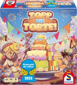 🤴 Schmidt Spiele 40659 Topp die Torte!, Kinderspiel des Jahres 202517,48&euro; statt 27,99&euro; - 38,00 % 🔥🚚 Verkauft durch Amazon und Versand durch Amazon174 Bewertungen: 4.2 / 5.0 ⭐️⭐️⭐️⭐️🛒 zu Amazon https://www.amazon.de/dp/B0DD4FZSVX/?tag=preisfehlerheute-21