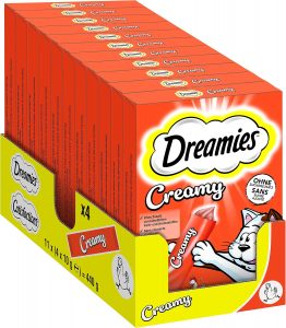 🤴 Dreamies Katzenleckerlis Creamy Snacks mit Huhn &ndash; k&ouml;stlich cremiger Geschmack &ndash; 44 Portionsbeutel (11 x 4 x 10g)14,07&euro; statt 21,01&euro; - 34,00 % 🔥🚚 Verkauft und Versand durch Pennguin-DE482 Bewertungen: 4.6 / 5.0 ⭐️⭐️⭐️⭐️⭐️🛒 zu Amazon https://www.amazon.de/dp/B0BBWF87YK/?th=1&amp%3Bpsc=1&amp%3Btag=preisfehlerheute-21&tag=preisfehlerheute-21