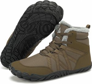 Mishansha Barfußschuhe Winter Warme Winterschuhe Damen Herren Rutschfest Barfussschuhe Unisex Outdoor Zero-Drop Breite Zehenbox Bräunlich 43 EU9.99€ ➡️ https://www.amazon.de/dp/B0DCZSHWXC/?tag=preisfehlerheute-21