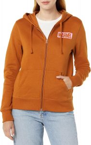 Amazon Essentials Disney | Marvel | Star Wars | Princess Damen Fleece-Kapuzenpulli mit durchgehendem Reißverschluss (in Übergröße erhältlich), Marvel Logo, XS5.50€ ➡️ https://www.amazon.de/dp/B09R9L4WCQ/?tag=preisfehlerheute-21
