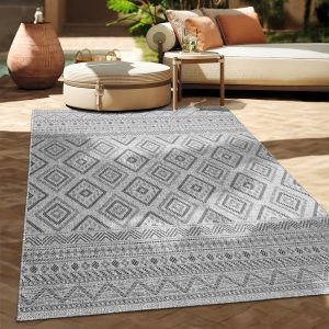 🤴 Paco Home Outdoor Teppich Flachgewebe Modern Boho-Style wetterfest & UV-best&auml;ndig Ideal f&uuml;r Terrasse Balkon Wohnzimmer & K&uuml;che, Gr&ouml;sse:80x150 cm, Farbe:Anthrazit17,22&euro; statt 22,99&euro; - 26,00 % 🔥🚚 Verkauft und Versand durch TeppichCenter242,494 Bewertungen: 4.5 / 5.0 ⭐️⭐️⭐️⭐️⭐️🛒 zu Amazon https://www.amazon.de/dp/B0B521KFDL/?tag=preisfehlerheute-21