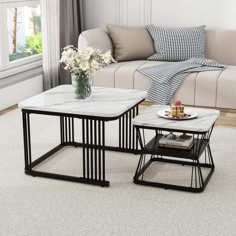 🤴 Merax Quadratisch Couchtisch 2er Set, Moderne Wohnzimmertisch mit Marmoroptik, Hochglänzend Satztisch mit Stauraum, für Wohnzimmer, Balkon und Büro, Metallgestell, Weiß und Schwarz84,99€ statt 119,99€ - 30,00 % 🔥🚚 Verkauft und Versand durch Keimpro314 Bewertungen: 4.2 / 5.0 ⭐️⭐️⭐️⭐️🛒 zu Amazon https://www.amazon.de/dp/B0D2MVYV8Q/?amp%3Btag=preisfehlerheute-21&amp%3Bth=1&amp%3Bpsc=1&tag=preisfehlerheute-21