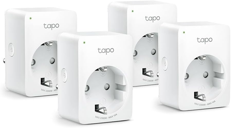 🤴 Tapo P100 WLAN Smart Steckdose 4er Pack, Smart Home WiFi Steckdose, Alexa Zubehör, funktioniert mit Alexa, Google Home, App gesteuert, Sprachsteuerung, Fernzugriff, Kein Hub notwendig29,90€ statt 44,90€ – 34,0 🔥🚚 Verkauft durch Amazon und Versand durch Amazon77,581 Bewertungen: 4.6 / 5.0 ⭐️⭐️⭐️⭐️⭐️🛒 zu Amazon https://www.amazon.de/dp/B083FF167K/?th=1&tag=preisfehlerheute-21#038;psc=1&tag=preisfehlerheute-21