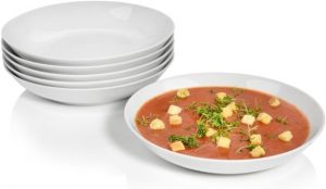 🤴 S&auml;nger | Suppenteller New Port tief, 6-teiliges Set aus Porzellan, Suppenschalen, Teller Set in Wei&szlig; 450 ml | PREMIUM COLLECTION29,74&euro; statt 39,99&euro; - 26,00 % 🔥🚚 Verkauft und Versand durch Bluespoon GmbH - Versand am selben Tag bei Bestellungen bis 14.00 Uhr!129 Bewertungen: 4.5 / 5.0 ⭐️⭐️⭐️⭐️⭐️🛒 zu Amazon https://www.amazon.de/dp/B07DTHFBWS/?th=1&amp%3Bpsc=1&amp%3Btag=preisfehlerheute-21&tag=preisfehlerheute-21