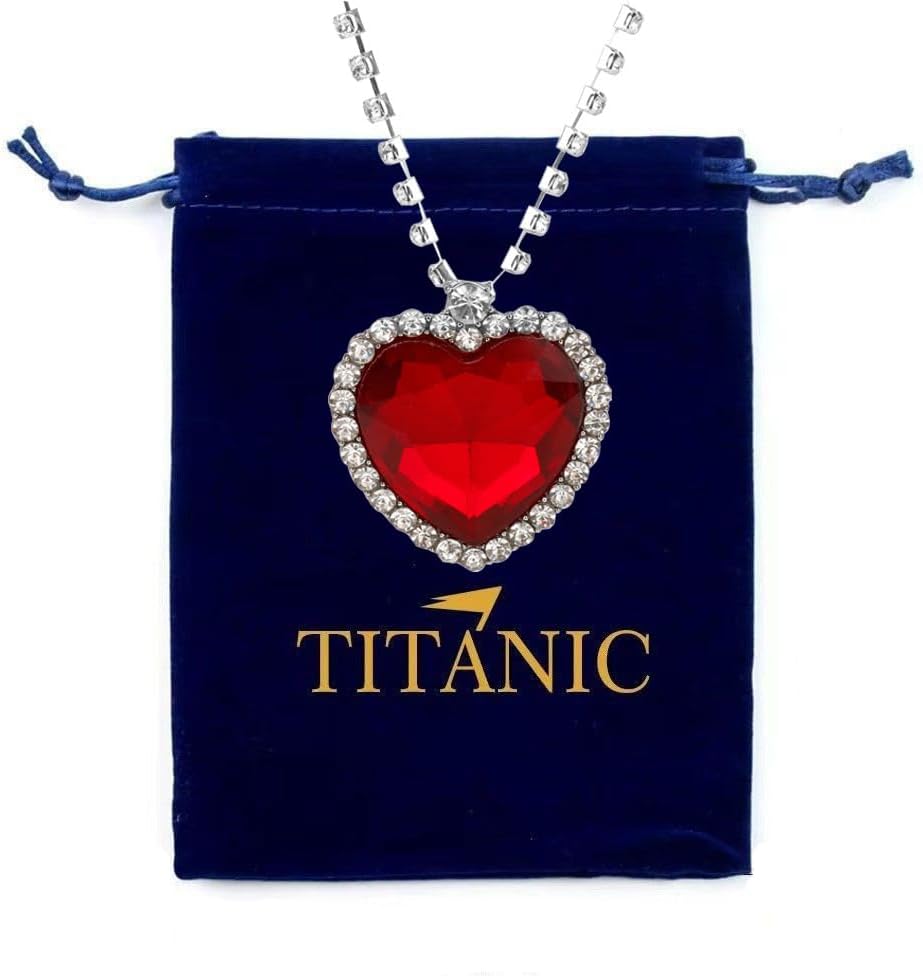 fdsmall Titanic Herz des Ozeans Halskette Liebe Herz Anhänger Halskette für immer Saphir Anhänger Glänzender Kristall Zirkon Schmuck Geschenke für Frauen (Red)5.99€ statt 18.99€➡️ https://www.amazon.de/dp/B0DJT3W91Z/?tag=preisfehlerheute-21