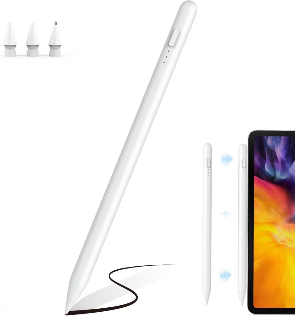 MEKO Stift für iPad Apple Pencil 2. Generation mit Magnetische Kabellose Schnellaufladung und Neigungssensitivität für iPad Pro 12,9'' 3-6 Gen. /11'' 1-4 Gen. /i-Pad Air 4/5. Gen/i-Pad Mini 6. Gen7,99€ statt 14,99€➡️ https://www.amazon.de/dp/B0D4TMSS6D/?tag=preisfehlerheute-21