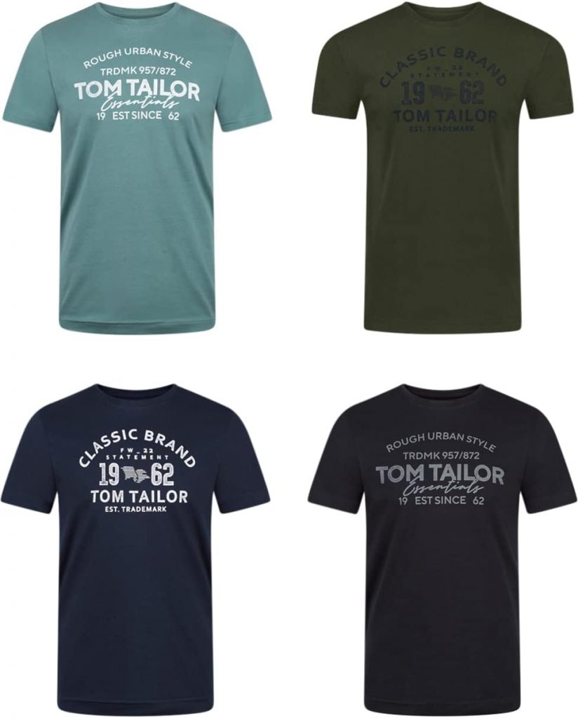 👑 TOM TAILOR Tshirt Herren Baumwolle Regular Fit 4er Pack Set Rundhals Kurzarm Sommer Tee Shirt Logoprint 10 Baumwolle Schwarz Weiß Grün Rot Blau Grau Orange S M L XL XXL 3XL42,39€ statt 69,98€ – 4 🔥🚚 Verkauft von Jeans-direct und Versand durch Amazon556 Bewertungen: 4.5 / 5.0 ⭐️⭐️⭐️⭐️⭐️🛒 zu Amazon https://www.amazon.de/dp/B0BXY8M23P/?th=1&tag=preisfehlerheute-21#038;psc=1&tag=preisfehlerheute-21