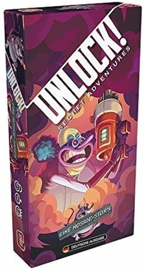 🤴 Asmodee, Unlock! – Eine Noside-Story, Familienspiel, Rätselspiel, 1-6 Spieler, Ab 10+ Jahren, 60+ Minuten, Deutsch
