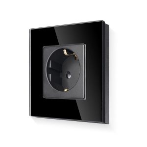 🤴 LIAONFOY Schuko Einzelsteckdose mit Kindersicherung Glasrahmen Unterputz Steckdose Schwarz Farbe Wandsteckdose 110-250V 86mm7,09&euro; statt 9,99&euro; - 30,00 % 🔥🚚 Verkauft von Dragon Success Official und Versand durch Amazon231 Bewertungen: 4.6 / 5.0 ⭐️⭐️⭐️⭐️⭐️🛒 zu Amazon https://www.amazon.de/dp/B0BRX3Q5QQ/?th=1&amp%3Bpsc=1&amp%3Btag=preisfehlerheute-21&tag=preisfehlerheute-21