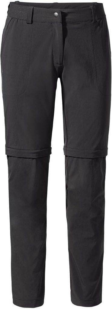🤴 VAUDE Wanderhose Damen Farley Stretch Zip-Off Hose II, Wasserabweisende Zip-Off Trekkinghose, Bequeme Stretch-Wanderhose – strapazierfähig & schnelltrocknend