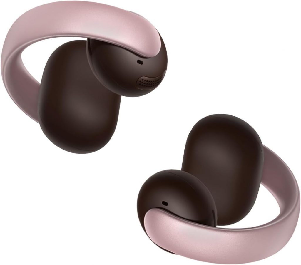 👑 soundcore AeroClip by Anker, Open-Ear Kopfhörer, Bluetooth Earbuds, Open Earbuds, ganztägiger Komfort, 4 KI-gestützte Mikrofone, sicherer Halt, 12mm Treiber, Hi-Res, Open-Ring Design