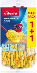 🤴 Vileda SuperMocio Soft Wischmopp Ersatzkopf, Moppkopf aus 30% Mikrofasern, effizient gegen fetthaltigen Schmutz und Flecken, 2er Vorteilspack5,98€ statt 9,78€ - 39,00 % 🔥🚚 Verkauft durch Amazon und Versand durch Amazon2,285 Bewertungen: 4.7 / 5.0 ⭐️⭐️⭐️⭐️⭐️🛒 zu Amazon https://www.amazon.de/dp/B002IJHDME/?th=1&%3Bpsc=1&%3Btag=preisfehlerheute-21&tag=preisfehlerheute-21