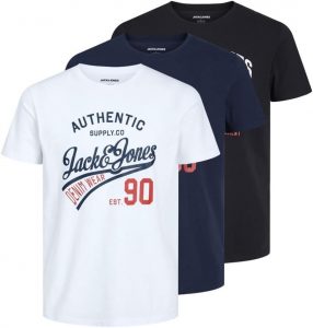 👑 JACK & JONES Herren T-Shirt 3er Pack &ndash; Baumwolle, Rundhals, Kurzarm, mit Print &ndash; Bequeme Freizeitshirts im modernen Design23,99&euro; statt 34,99&euro; - 32,00 % 🔥🚚 Verkauft durch Amazon und Versand durch Amazon4,475 Bewertungen: 4.5 / 5.0 ⭐️⭐️⭐️⭐️⭐️🛒 zu Amazon https://www.amazon.de/dp/B0B323S1SB/?tag=preisfehlerheute-21