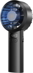 LUXVANO Handventilator - Tragbarer Ventilator mit 120 Stufen, LED-Display, Sicherheitsverriegelung, 3000mAh, USB Mini Ventilator mit Akkur f&uuml;r Reisen, B&uuml;ro, Zuhause,Schminken, Schwarz12.59&euro; statt 39.99&euro;🏷️ Coupon anwenden➡️ https://www.amazon.de/dp/B0GCD8ZZP6/?tag=preisfehlerheute-21