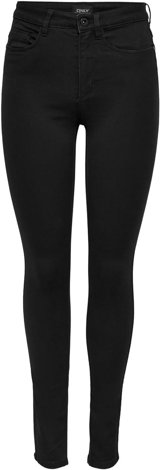 ONLY Damen Onlroyal High Sk Pim600 Noos 15093134 Jeans, Schwarz, EU S/