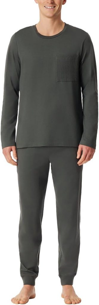 🤴 Schiesser Herren Langer Schlafanzug Pyjama Lang – 159