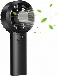 AICPAN Handventilator - Mini Ventilator 3000mAh Handventilator Akku Aufladbar, 1-120 Stufen einstellbar mit LED-Display, leiser Taschenventilator, Sommer-Essentials f&uuml;r Reise, Outdoor, B&uuml;ro, Schwarz11.89&euro; statt 39.99&euro;🏷️ Coupon anwenden➡️ https://www.amazon.de/dp/B0G8GL4XBQ/?tag=preisfehlerheute-21