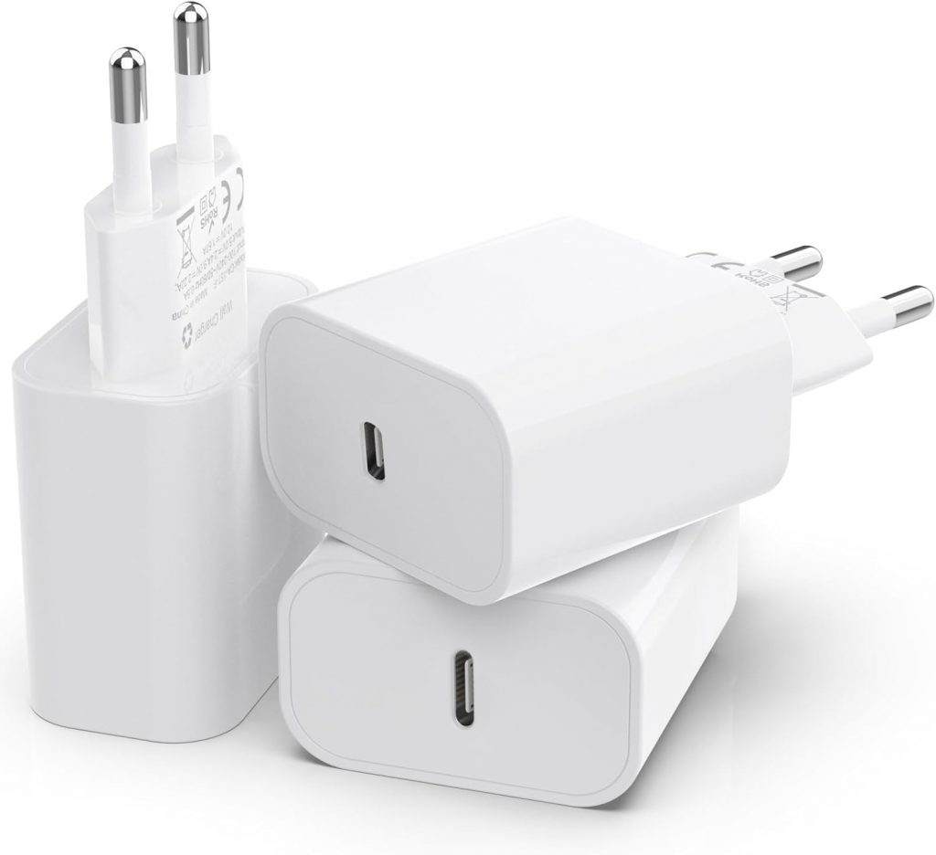 🤴 25W USB C Adapter, 3er Pack USB c ladegerät für iPhone 16 15 14 Plus Pro Max 13 12 11, Pad,PD 3.0 iPhone schnellladegerät, Ladestecker iPhone Power Adapter USB stecker Netzteil(Ohne Ladekabel)11,99€ statt 15,63€ – 24,0 🔥🚚 Verkauft von glaomletitgo und Versand durch Amazon2,276 Bewertungen: 4.5 / 5.0 ⭐️⭐️⭐️⭐️⭐️🛒 zu Amazon https://www.amazon.de/dp/B0BW8FSYMY/?tag=preisfehlerheute-21