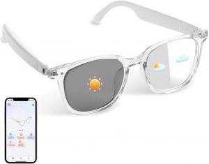 AI &Uuml;bersetzer Smart Brille, zweisprachige &Uuml;bersetzung in Echtzeit, Simultandolmetschbrille mit photochromen Gl&auml;sern, transparentem Rahmen, &uuml;ber 160 Sprachen, leichtes Design f&uuml;r Reisen und Business10,99&euro; statt 37,99&euro;➡️ https://www.amazon.de/dp/B0GF7YT7N9/?tag=preisfehlerheute-21