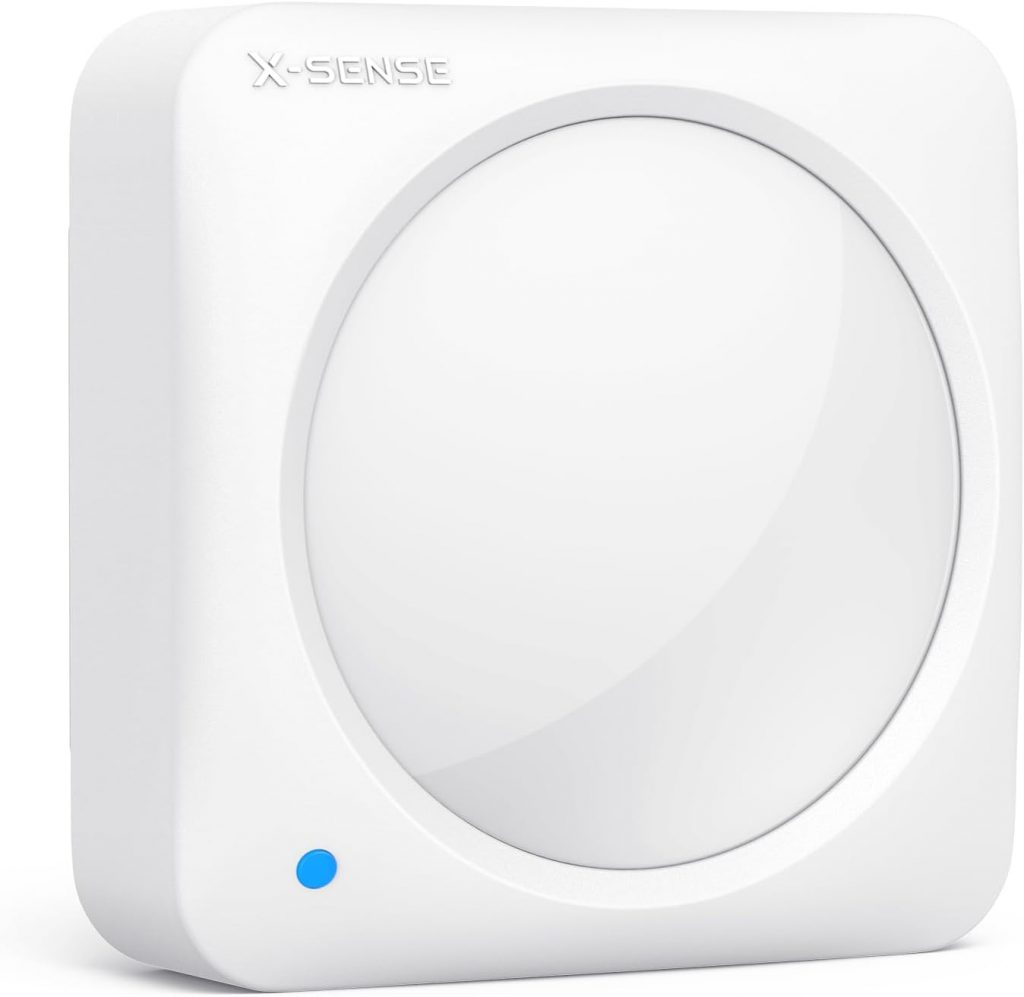 🤴 X-Sense Smart Bewegungsmelder, Sicherheitskit AS05/AS08 Zubehör, mit austauschbarer Batterie, kompatibel mit Alexa, unterstützt Eck- und Wandmontage, erfordert SBS50-Basisstation, SMS0A