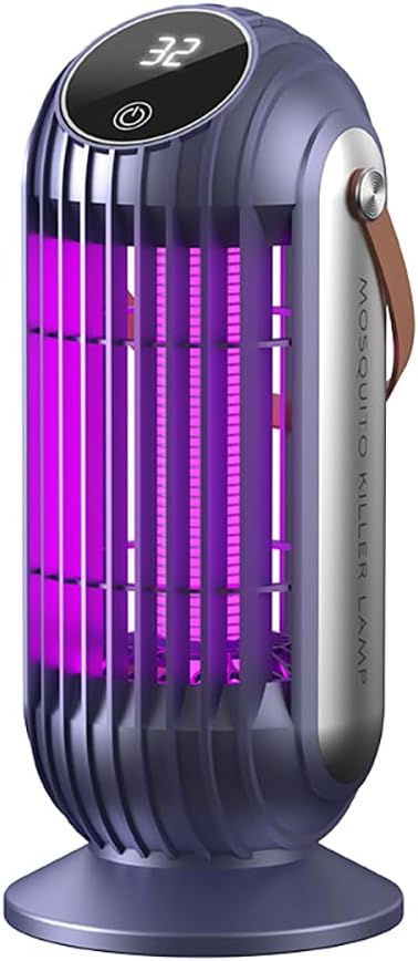 FanFuGuo® Insektenvernichter Elektrisch Wiederaufladbar,Mückenfalle Fliegenfalle Elektrisch,Nachtlicht & UV-Licht 2-in-1 mit Dämmerungssensor,Insektenfänger fliegenfänger Mückenlampe (Black)9.90€