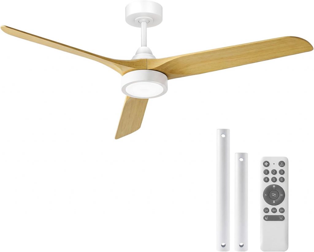 Ateroll Deckenventilator mit Beleuchtung, Ø 132 cm, 3CCT (3000K–6500K), 15W LED, Fernbedienung, 6 Geschwindigkeitsstufen, Vorwärts-/Rückwärtslauf, Timer, für Wohnzimmer und Schlafzimmer19,99€ statt 199,00€➡️ https://www.amazon.de/dp/B0FZKNYNKC/?tag=preisfehlerheute-21