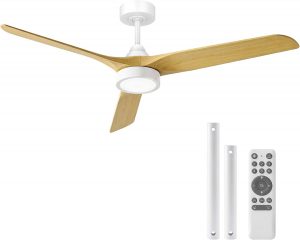 Ateroll Deckenventilator mit Beleuchtung, &Oslash; 132 cm, 3CCT (3000K&ndash;6500K), 15W LED, Fernbedienung, 6 Geschwindigkeitsstufen, Vorw&auml;rts-/R&uuml;ckw&auml;rtslauf, Timer, f&uuml;r Wohnzimmer und Schlafzimmer19,99&euro; statt 199,00&euro;➡️ https://www.amazon.de/dp/B0FZKNYNKC/?tag=preisfehlerheute-21