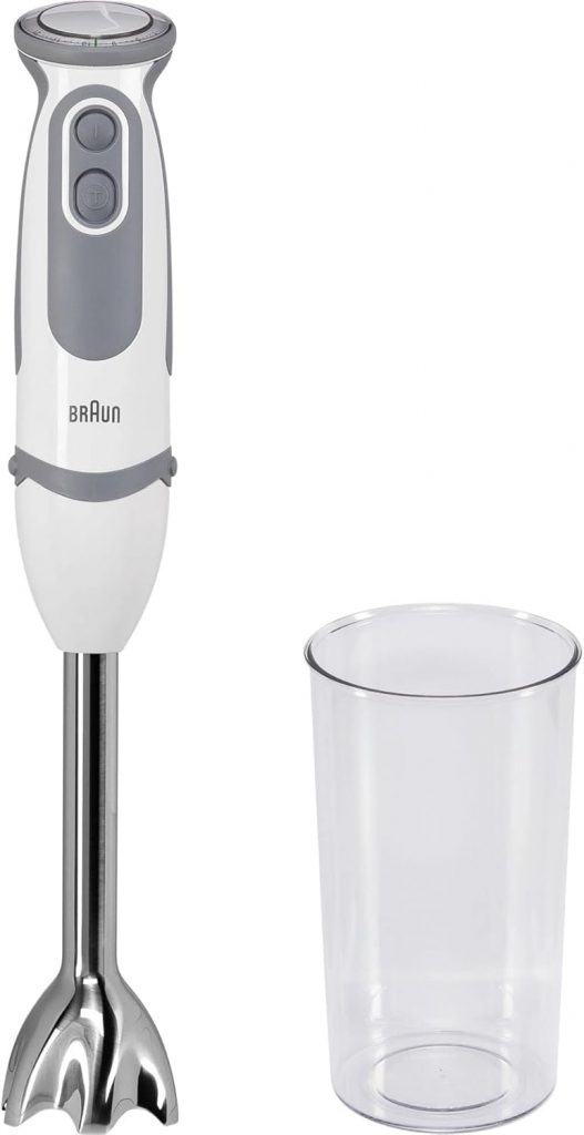 🤴 Braun Stabmixer MQ 5200WH – MultiQuick 5 Vario Pürierstab mit Edelstahl Mixfuß, 1000 Watt, inkl. 600 ml Mix- & Messbecher, weiß/grau36,99€ statt 49,99€ – 27,0 🔥🚚 Verkauft durch Amazon und Versand durch Amazon7,819 Bewertungen: 4.6 / 5.0 ⭐️⭐️⭐️⭐️⭐️🛒 zu Amazon https://www.amazon.de/dp/B086HX9LB6/?tag=preisfehlerheute-21