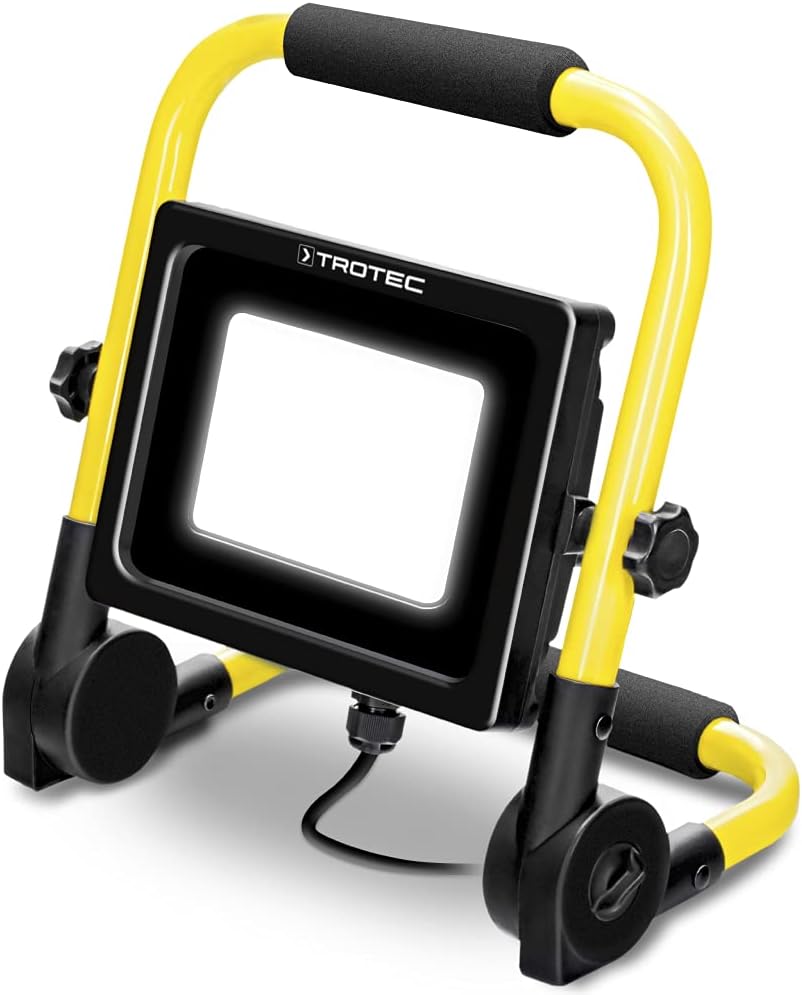 TROTEC LED-Baustrahler PWLS 10‑30 Arbeitsleuchte Beleuchtung Baustellen Strahler 2700 lm IP65 tageslichweiß