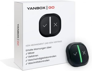 YANBOX GO Smarter CO Driver f&uuml;rs Auto, Echtzeit Warnungen vor Blitzern, Abschnittskontrollen,Gefahren und Unf&auml;lle, LED Lichtanzeige, wiederaufladbar, europaweit, App erforderlich, Android, iOS11.99&euro; statt 59.90&euro;➡️ https://www.amazon.de/dp/B0GKDRYJ69/?tag=preisfehlerheute-21