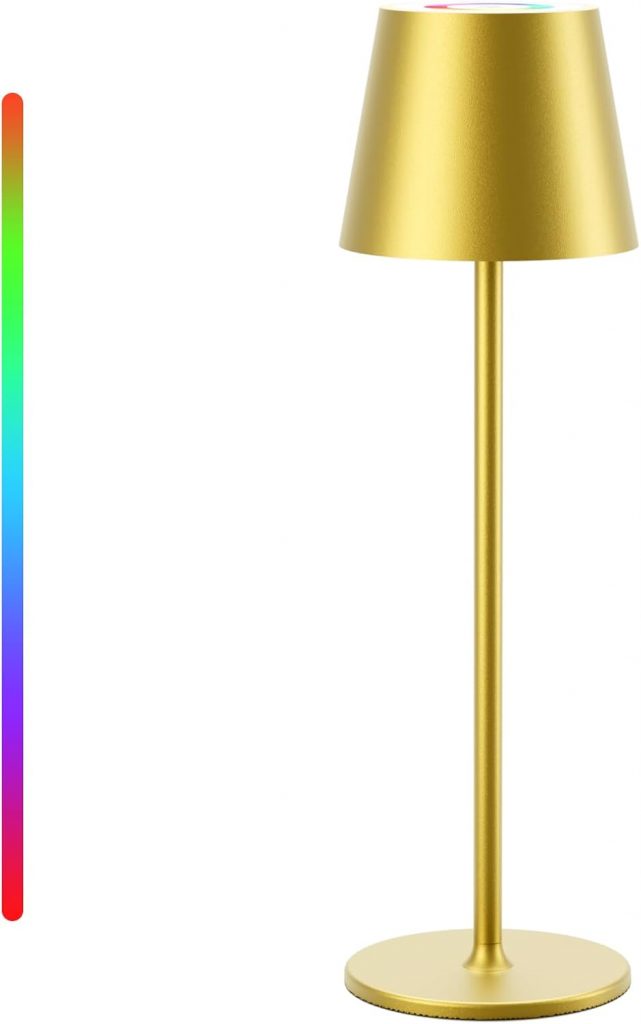Qsky Tischlampe Kabellos Dimmbare LED Akku Tischleuchte, Wiederaufladbar Warme Lichtfarbe 3000K+RGB Aluminium Outdoor Tischlampe wasserdicht für Restaurant,Schlafzimmer,Bar,IP54 (Grau 2 Stück)10,99€ statt 19,99€➡️ https://www.amazon.de/dp/B0DQSLV9BB/?tag=preisfehlerheute-21