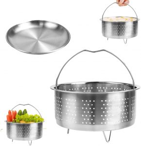 LPAMABA 17,5cm Dampfgarer Einsatz Edelstahl D&auml;mpfeinsatz f&uuml;r Topf Dampfeinsatz Dampfkorb Edelstahl Ersatzteile3.59&euro; ➡️ https://www.amazon.de/dp/B0D6R9F18H/?tag=preisfehlerheute-21