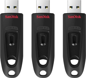 SanDisk Ultra USB 3.0 Flash-Laufwerk 64 GB 3er-Pack (SecureAccess Software, Passwortschutz, &Uuml;bertragungsgeschwindigkeit von bis zu 130 MB/s) Schwarz28,99&euro; statt 51,99&euro;➡️ https://www.amazon.de/dp/B0977HLT4P/?tag=preisfehlerheute-21