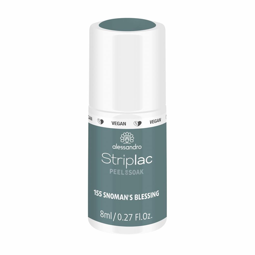 🤴 alessandro Striplac UV-Nagellack Snowman's Blessing – Schonend und langanhaltend – Einfache Entfernung dank Peel-Off-Technologie – Vegan und tierversuchsfrei – 8 ml