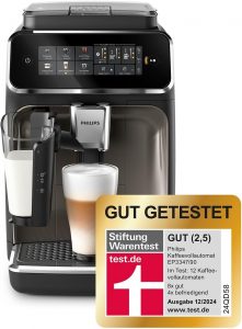 Philips 3300 Series Kaffeevollautomat - 6 Getr&auml;nke, Modernes Farb-Touchscreen-Display, LatteGo-Milchsystem, SilentBrew, 100% Keramikmahlwerk, AquaClean Filter, Schwarzchrom (EP3347/90)361,34&euro; ➡️ https://www.amazon.de/dp/B0CDCFH17J/?tag=preisfehlerheute-21