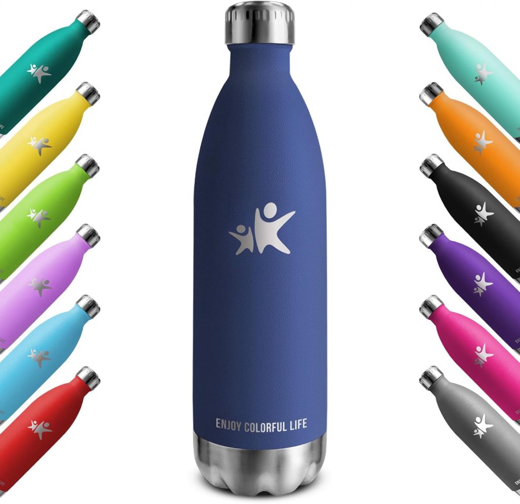 KollyKolla Thermosflasche 1L, Trinkflasche Edelstahl Kohlensaeure Geeignet, Thermoskanne BPA-frei, Isolierflasche Auslaufsicher, Wasserflasche Edelstahl für Fitness, Schule, Outdoor, Sport, Gym3.51€ statt 19.99€➡️ https://www.amazon.de/dp/B0D5XHCRQ5/?tag=preisfehlerheute-21