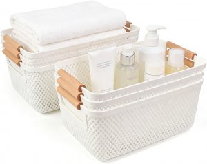 JNEYVIC 6 St&uuml;ck Aufbewahrungskorb Aufbewahrungsbox ohne Deckel Wei&szlig; K&ouml;rbe Aufbewahrung Stapelbar Kunststoffkorb 30 x 20,4 x 14,2 cm/ 26,5 x 18,4 x 12cm Organizer Box Plastikbox mit Griffen f&uuml;r K&uuml;che2.99&euro; ➡️ https://www.amazon.de/dp/B0FQJH7S7L/?tag=preisfehlerheute-21