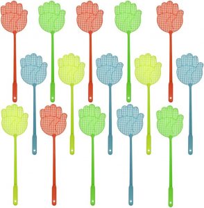 EMAGEREN 15 Stücke Fliegenklatsche Kunststoff, Farblich Sortiert, Pest Control Fliegen-Klatsche mit Mückenschaber Mückenklatsche Fliegenschutz Mückenschutz Flyswatter für Fliegen Mücken Insekten2.99€ ➡️ https://www.amazon.de/dp/B089KH2NL7/?tag=preisfehlerheute-21