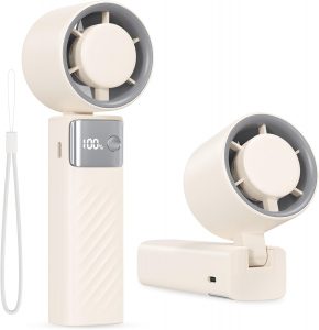 Fitabok Handventilator - Kleiner Tragbarer Mini Hand Ventilator 1-199 Windgeschwindigkeiten, 4000 mAh USB Wiederaufladbarer Ventilator, 115° Drehung, LED Anzeige, Geeignet für Büro, Outdoor, Reisen15.99€ statt 39.99€🏷️ Coupon anwenden➡️ https://www.amazon.de/dp/B0GHQYZ6NM/?tag=preisfehlerheute-21