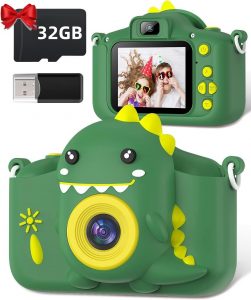 👑 Kinderkamera, Gofunly Kinder Kamera 1080P 2,0-Zoll-Bildschirm Selfie Digitalkamera mit 32GB-Karte f&uuml;r 3-12 Jahre Jungen M&auml;dchen Geburtstagsgeschenk Weihnachten Spielzeug Gr&uuml;n Dinosaurier23,72&euro; statt 39,99&euro; - 41,00 % 🔥🚚 Verkauft von GofunlyToy und Versand durch Amazon7,767 Bewertungen: 4.4 / 5.0 ⭐️⭐️⭐️⭐️🛒 zu Amazon https://www.amazon.de/dp/B0B1D2F558/?tag=preisfehlerheute-21