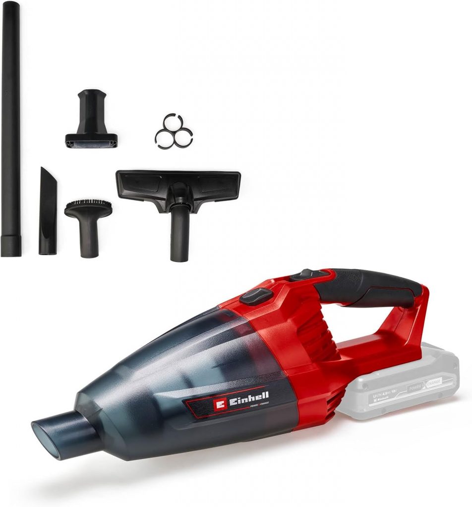 🤴 Einhell Akku-Handstaubsauger TE-VC 18 Li-Solo Power X-Change (18 V, 42 mbar Saugleistung, 540 ml-Staubfangbehälter, inkl. 3 Düsen, Verlängerung, Wandhalterung, ohne Akku und Ladegerät)32,99€ statt 45,95€ – 29,0 🔥🚚 Verkauft durch Amazon und Versand durch Amazon10,141 Bewertungen: 4.4 / 5.0 ⭐️⭐️⭐️⭐️🛒 zu Amazon https://www.amazon.de/dp/B01K1OAD3S/?th=1&tag=preisfehlerheute-21#038;psc=1&tag=preisfehlerheute-21
