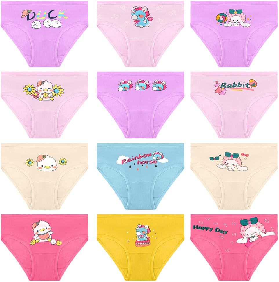 HAGOT 12er Pack Mädchen Slips Unterwäsche aus Baumwolle, Teenager Mädchen Baumwolle Unterwäsche, Weiche Schlüpfer für Teen Stretch Slips，M8.49€ ➡️ https://www.amazon.de/dp/B0G4V1BC4N/?tag=preisfehlerheute-21